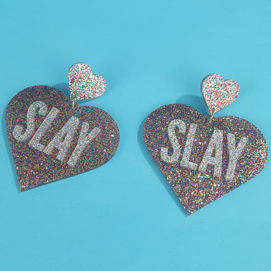 Slay Heart Earrings