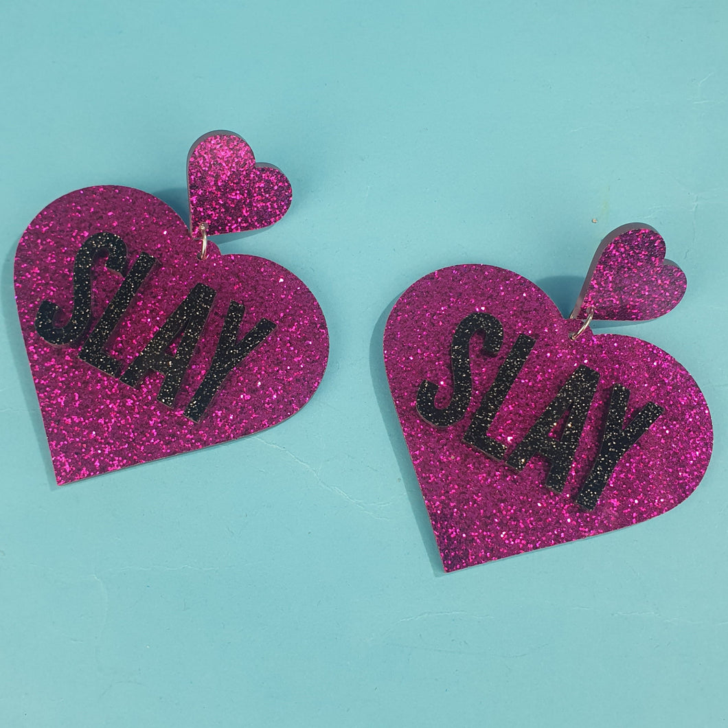 Slay Heart Earrings