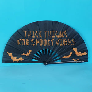 Thick Thighs And Spooky Vibes Clack Fan