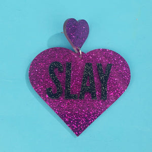 Slay Heart Earrings