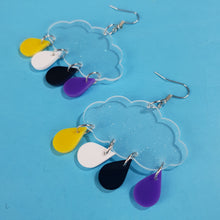 Load image into Gallery viewer, Non Binary Cloud Earrings
