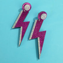 Load image into Gallery viewer, Lightning Bolt Earrings
