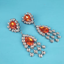 Load image into Gallery viewer, Dangle Crystal Earrings
