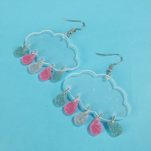 Trans Cloud Earrings