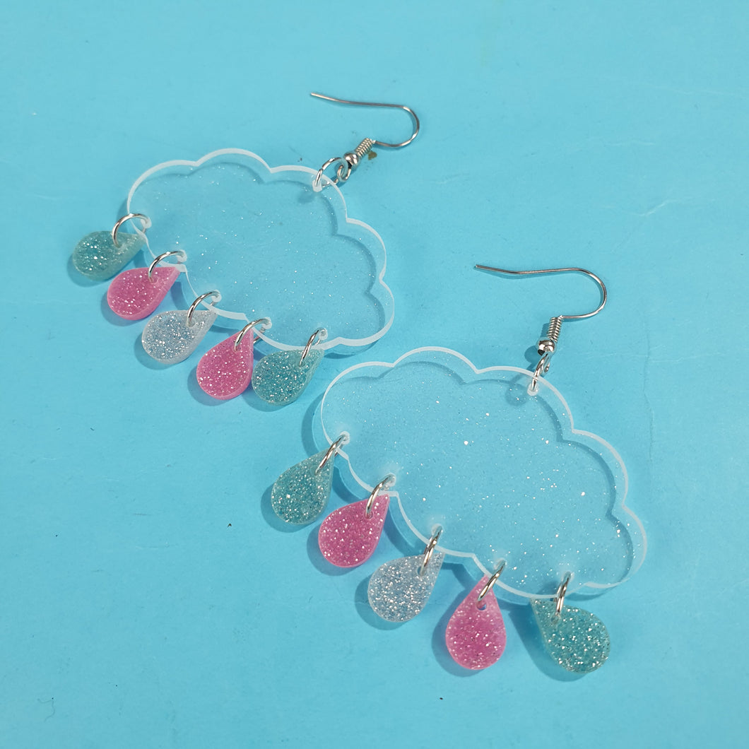 Trans Cloud Earrings