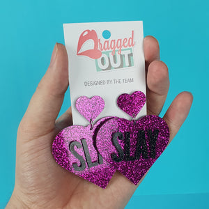 Slay Heart Earrings