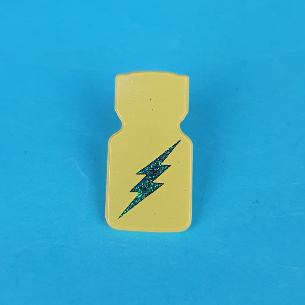 Poppers Pin Badge