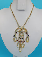 Load image into Gallery viewer, Vintage Necklace with Swarovski Crystals
