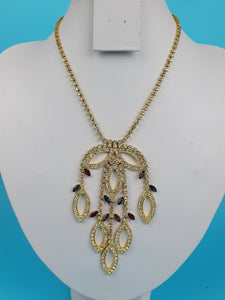 Vintage Necklace with Swarovski Crystals