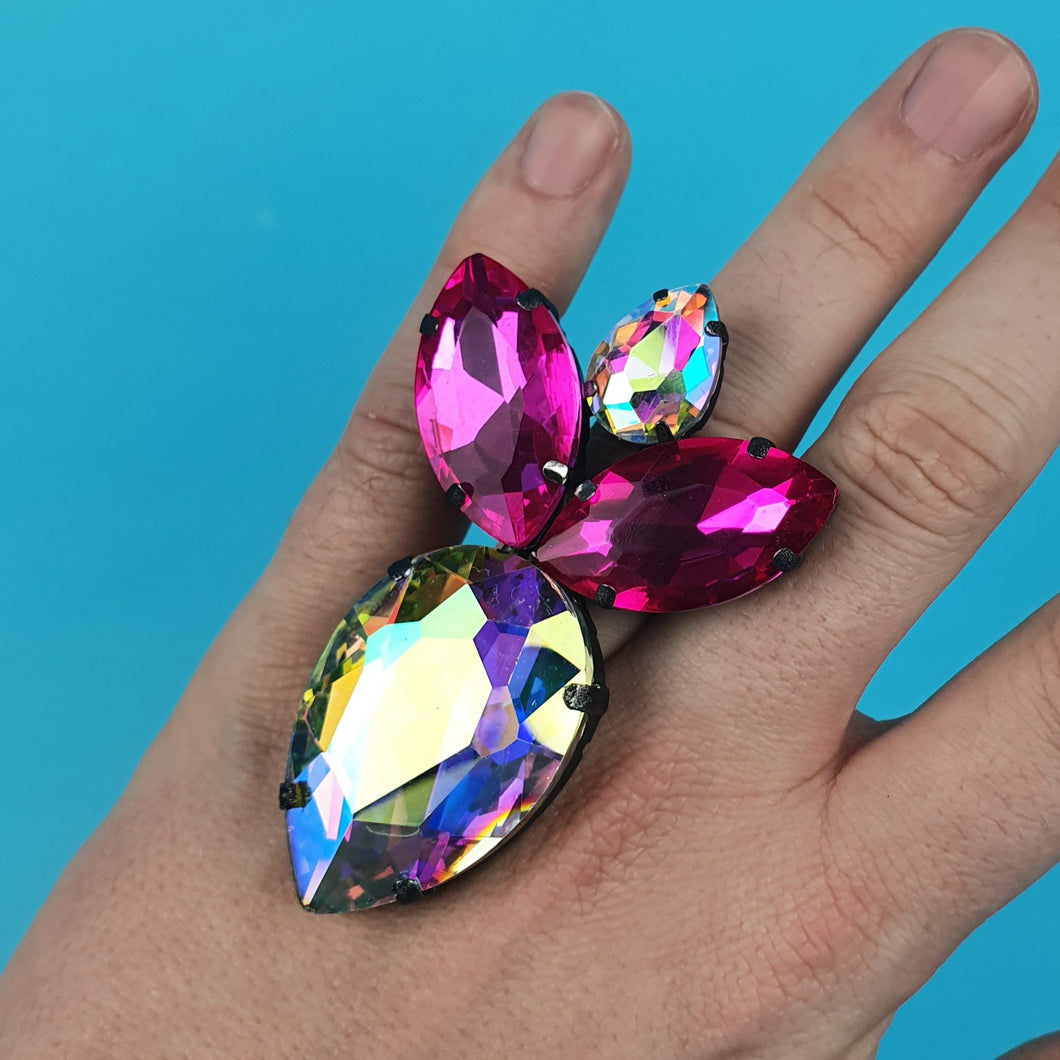 Kitty Crystal Ring