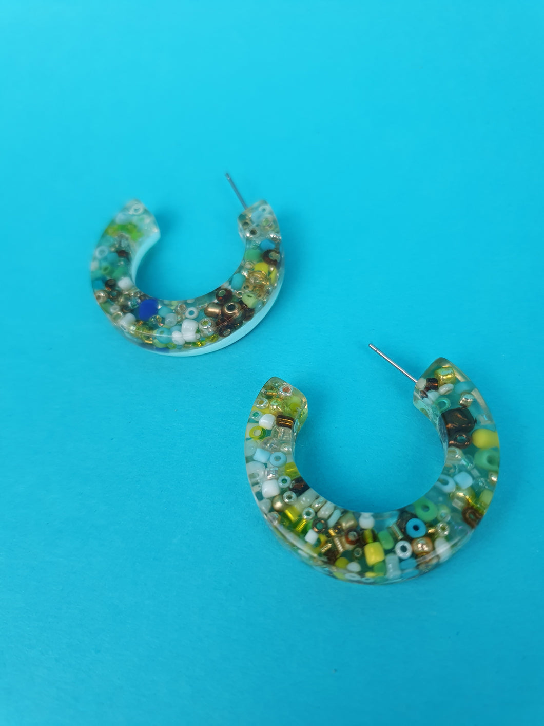 Beads Acrylic Hoops